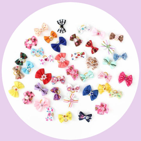 20/50/100 PCS Cute Dog Bow Ties