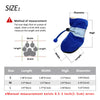 4 PCS Waterproof Winter Dog Booties