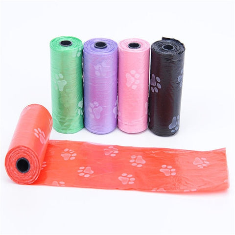 10 Rolls 150 PCS Printing Pet Poop Bags