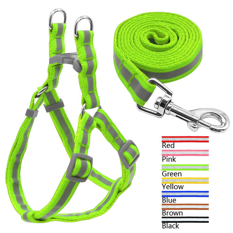 Reflective Dog Harness Leash